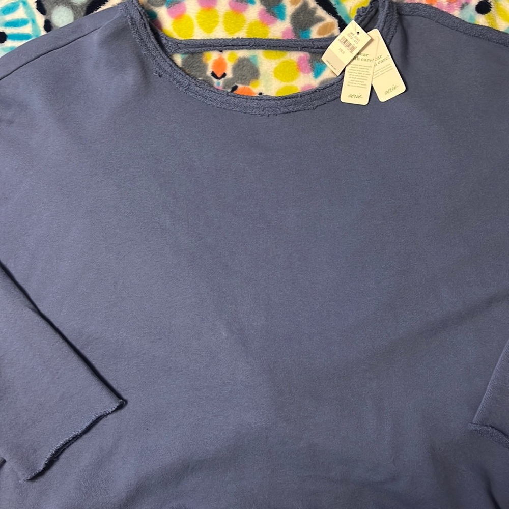 Crop oversized sweatshirt with open back